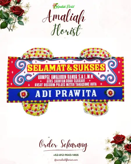 Papan Bunga Ucapan Selamat Mlandi