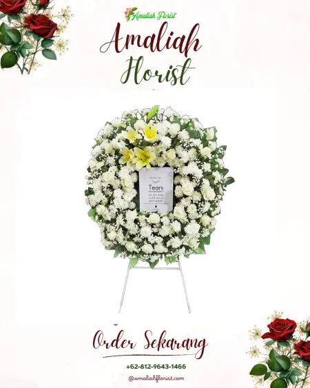 Krans Bunga Duka Mlandi